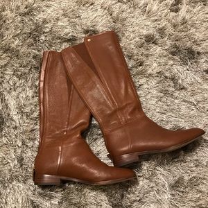 Louise et Cie leather Zaya brown tall boots riding